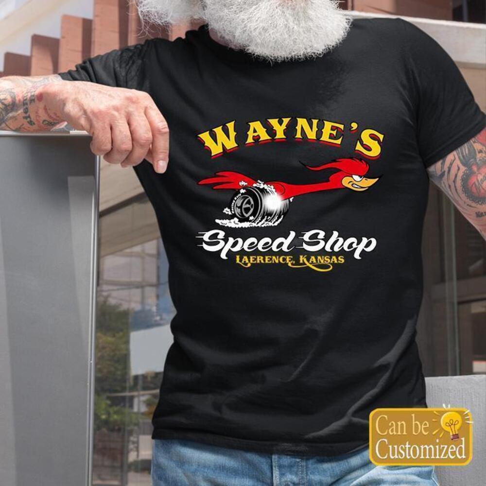 Personalized Hot Rod Garage Old School T Shirts